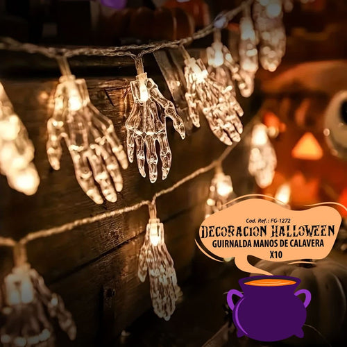 Guirnalda Luces Led Halloween 2m Variado
