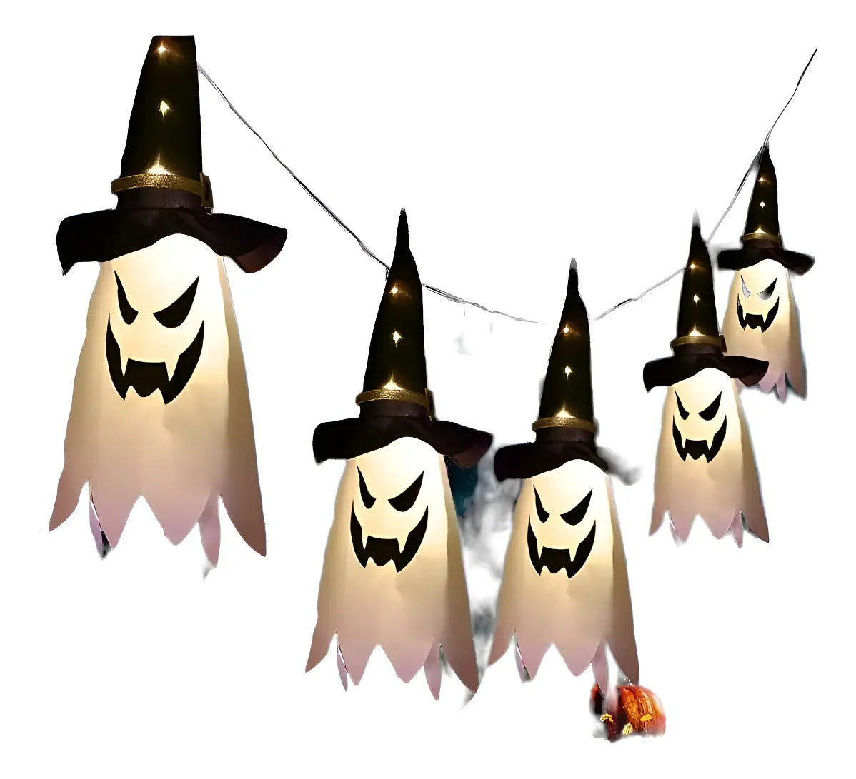 Luces Fantasma Halloween 5 Led 1.5m