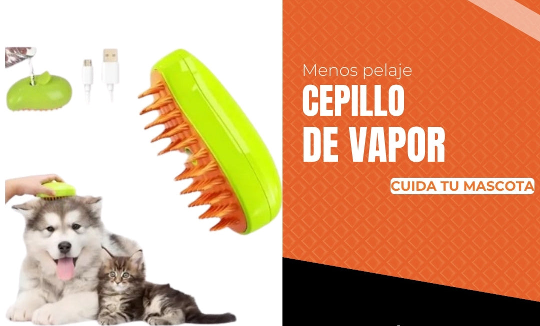 CEPILLO DE VAPOR PARA MASCOTAS